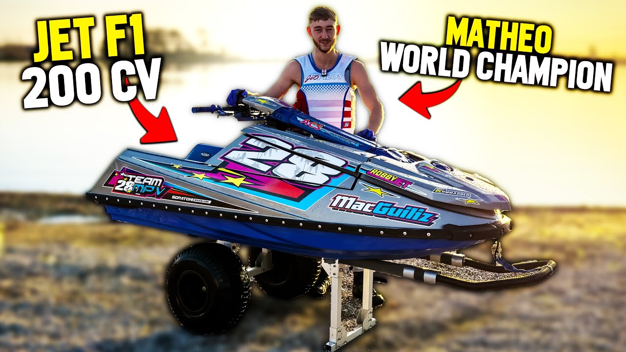 Prototype JET SKI F1 à 35 000€ ! (Mathéo PICHON champion du monde🏆 )