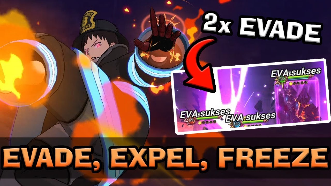 Showcase Team Collab Fire Force PVP ELITE | Kalah Power Tidak Masalah!! Evade 2x Cuy - 7DSGC