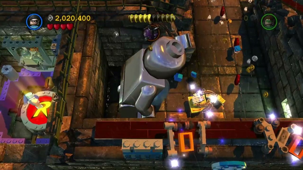 LEGO Batman 2 DC Super Heroes 100% Guide - Arkham Asylum Antics (All Minikits, Citizen in Peril)
