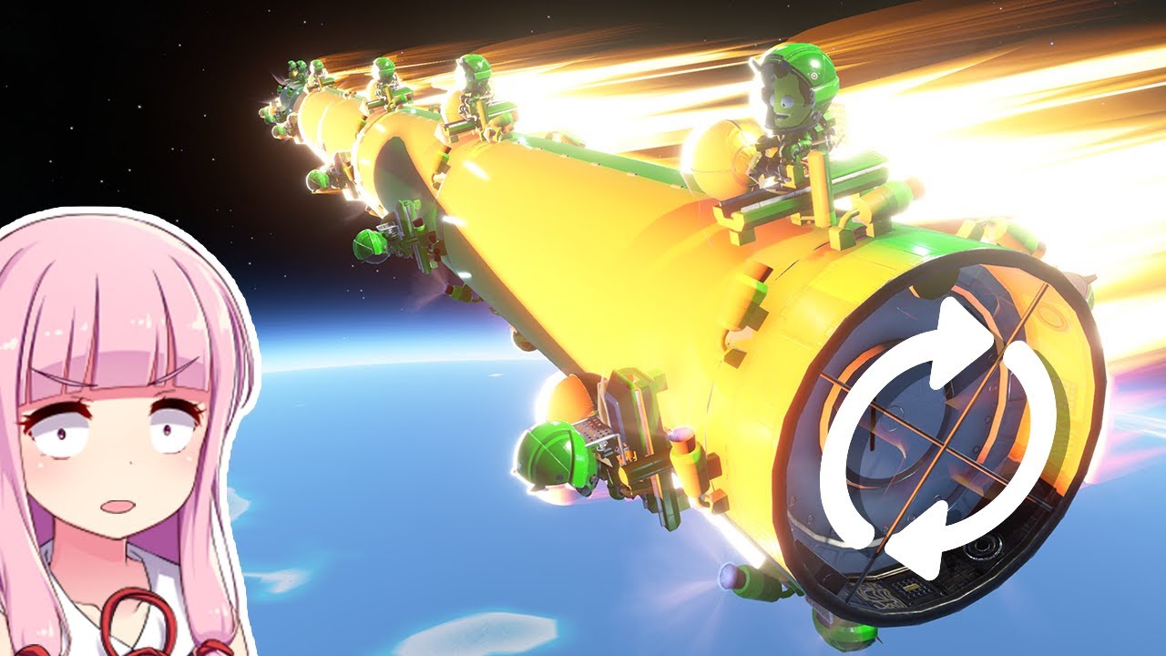 クルクル回転！マグヌス効果で大気圏再突入できるはず！ 第29回 KSP2 Magnus effect #実況