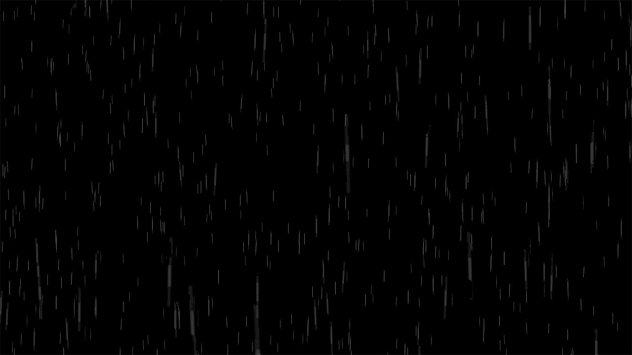 LIGHT RAIN SOUNDS FOR Sleeping BLACK SCREEN - Sleep and Relaxation - Dark Screen Nature Sounds