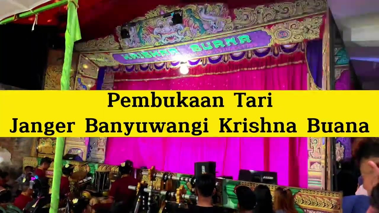 GENDING PEMBUKA KESENIAN JANGER #jangerbanyuwangi #janger #banyuwangi #gamelan #tarian