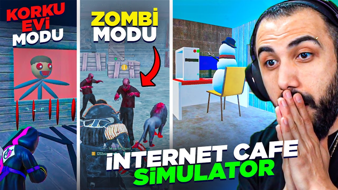 ESKİ ZOMBİ MODU GERİ DÖNDÜ!! 😱 EKİPLE İNTERNET CAFEMİZİ AÇTIK!! EFSANE MODLAR | PUBG MOBILE