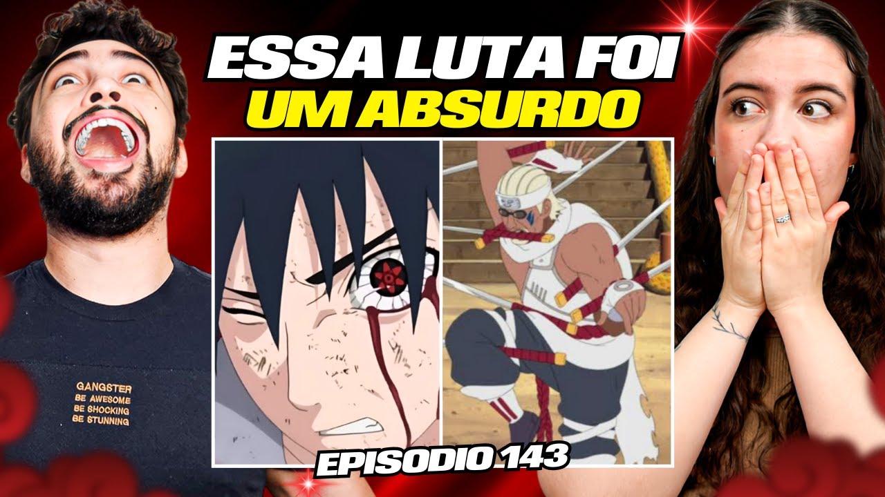 Killer Bee Humilhou o Sasuke!! Naruto Shippuden Ep 143 React