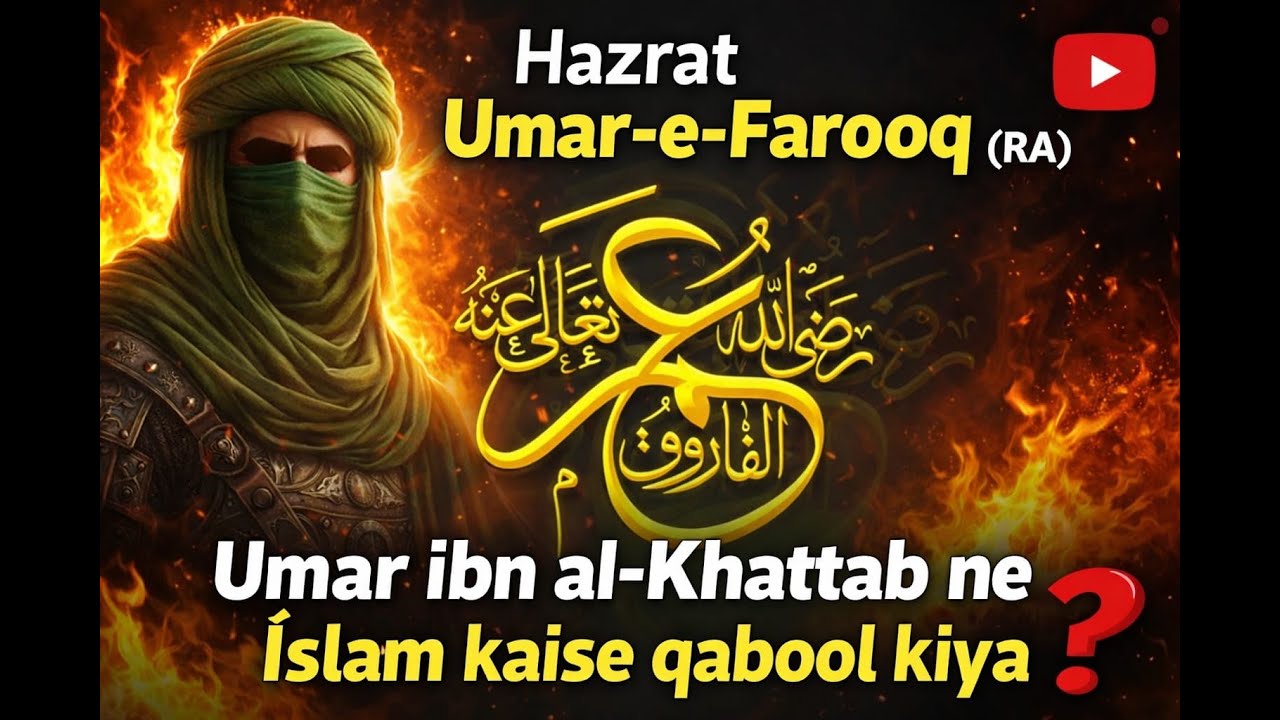 “Hazrat Umar رضی اللہ عنہ ka Islam Qabool Karna Ka | (حیرت انگیز واقع)