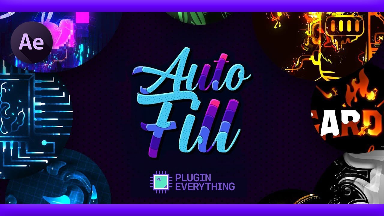 【After Effects】複雑な塗りアニメーションを簡単に作ることができるプラグイン『Auto Fill』を徹底解説!!