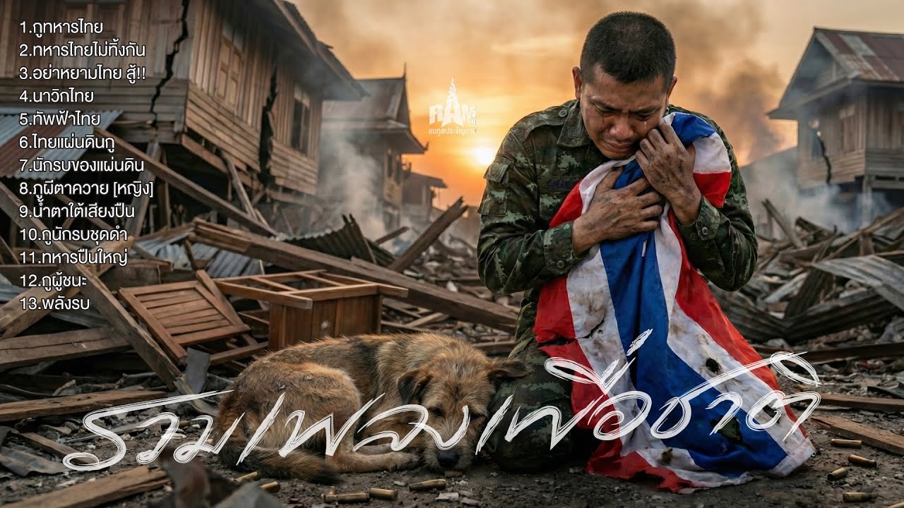 รวมเพลงทหารไทยเพื่อชาติ!! ทวงคืนแผ่นดินไทย ปกป้องประชาชนแนวหลัง #ทหารไทย