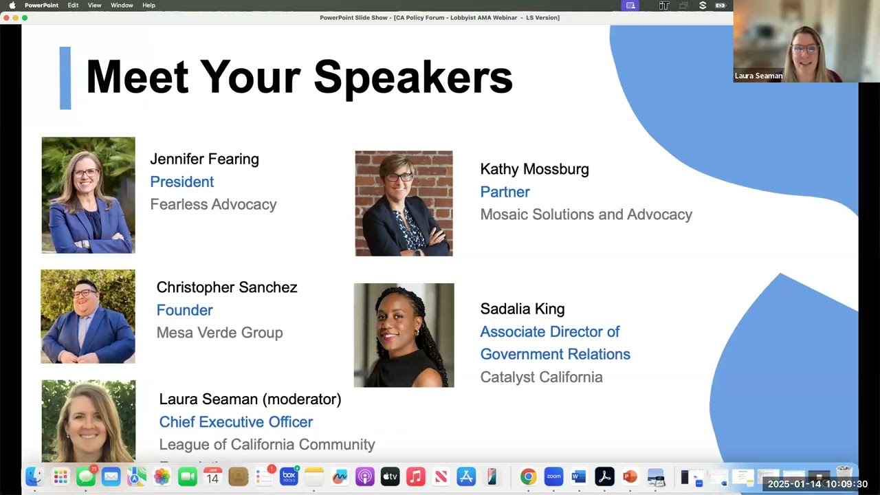 California Policy Forum: Lobbyist AMA (Ask Me Anything): Advocacy Tips from Capitol Experts