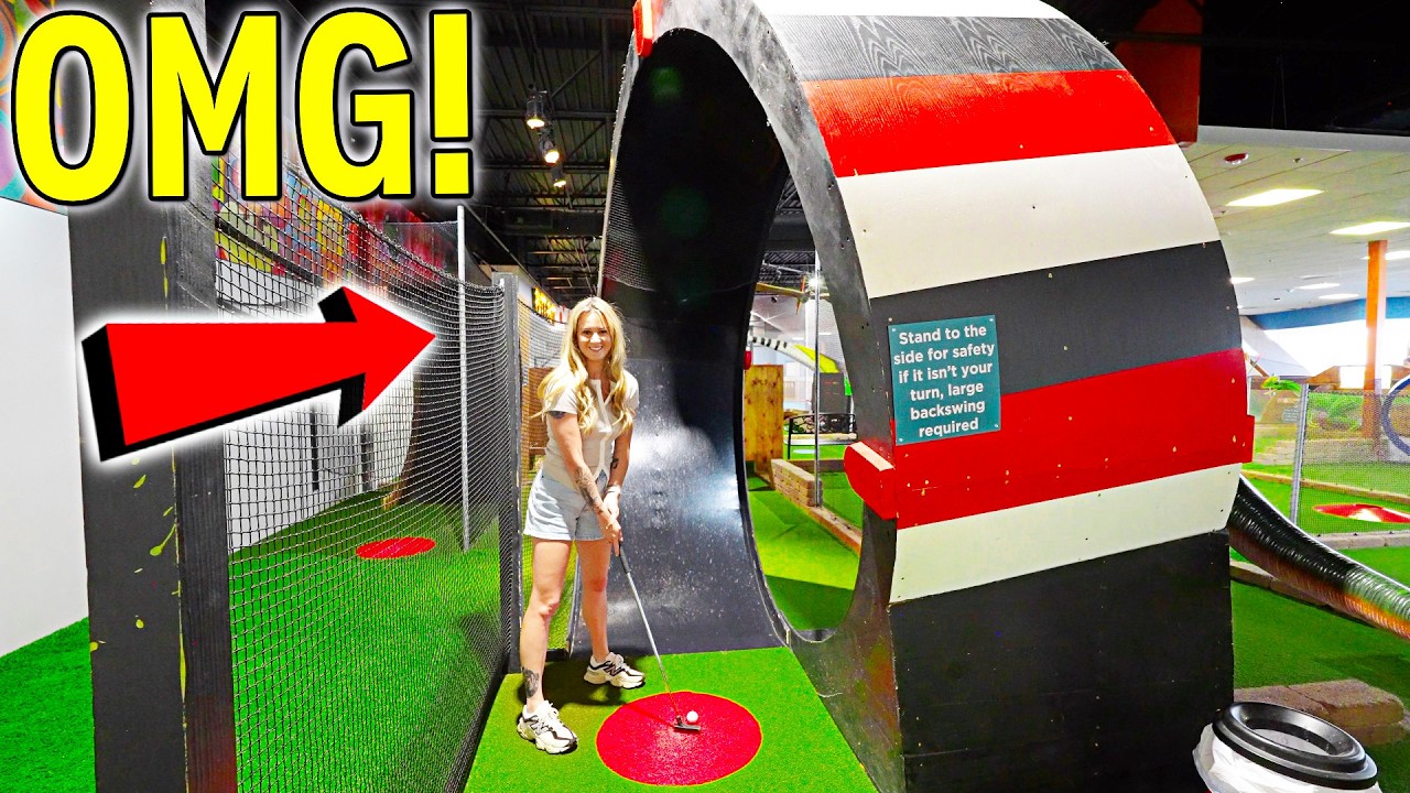 Insane ONE OF A KIND Mini Golf Course!