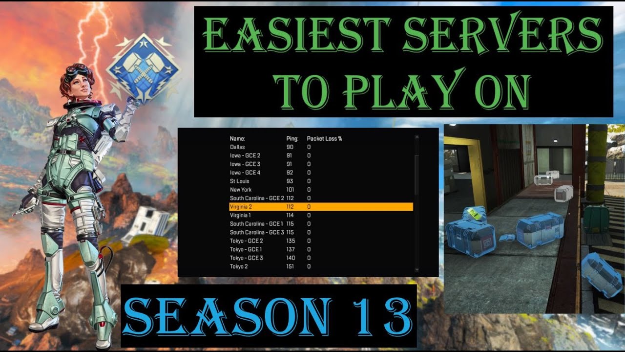EASIEST Servers To Play On In Apex Legends Season 13