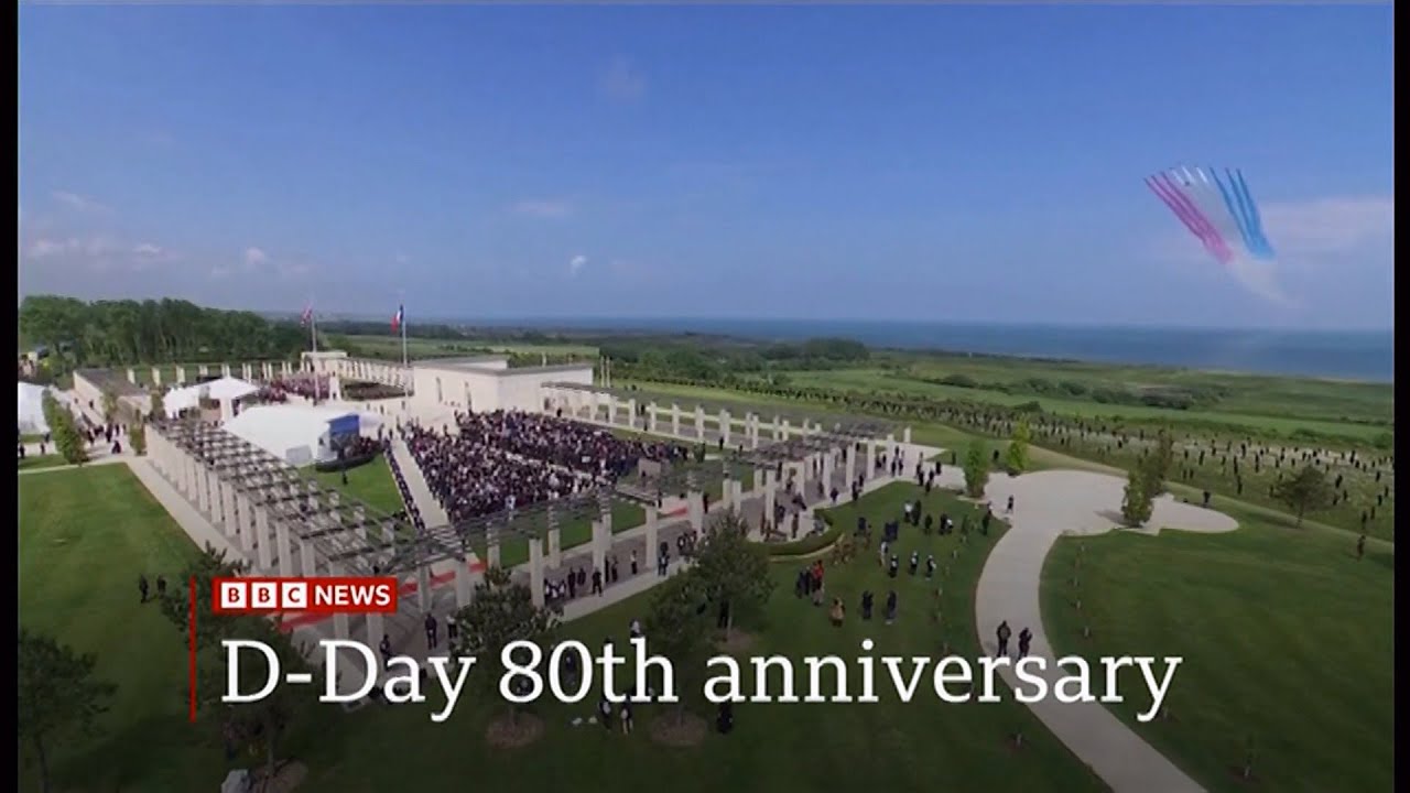 D-Day 80th anniversary commemorations in UK and France of the day (WWII) - 6th/June/2024