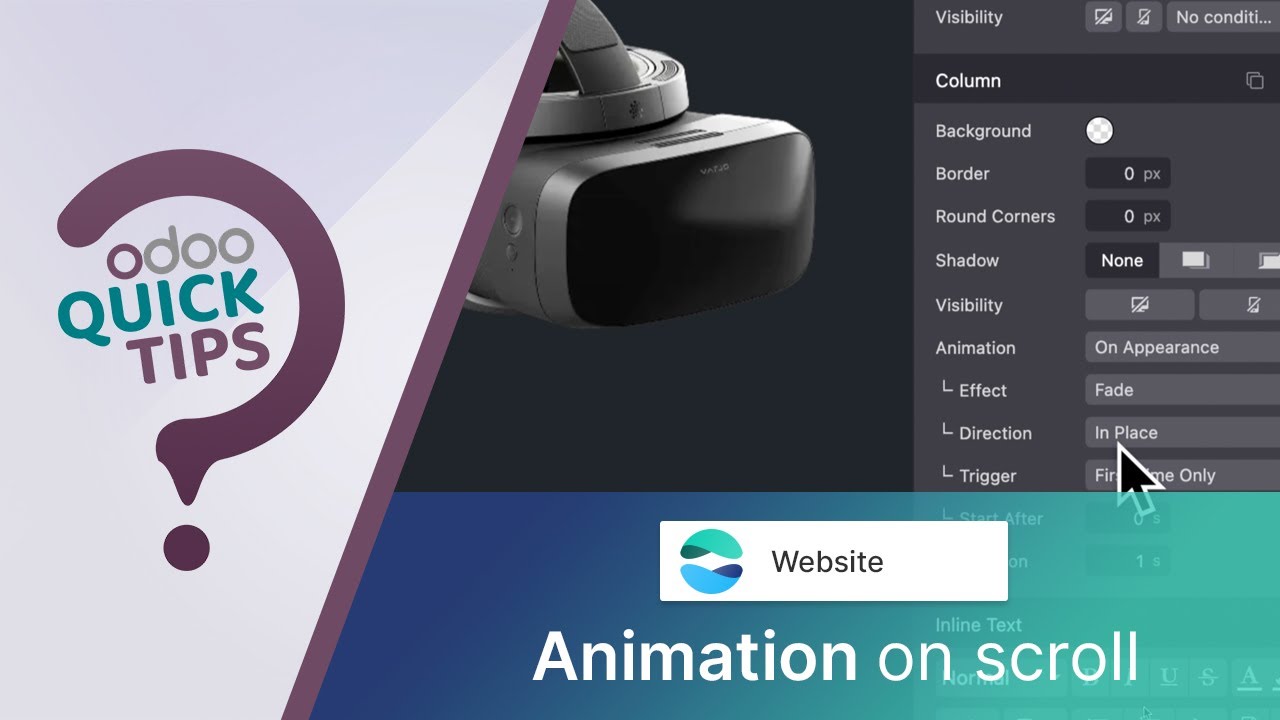 Odoo Quick Tips - Animation on scroll&nbsp;[Website]