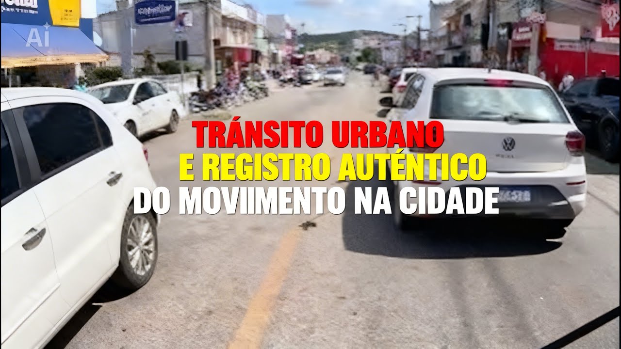Veja o trânsito de Moto vlog por ruas de Brumado 
