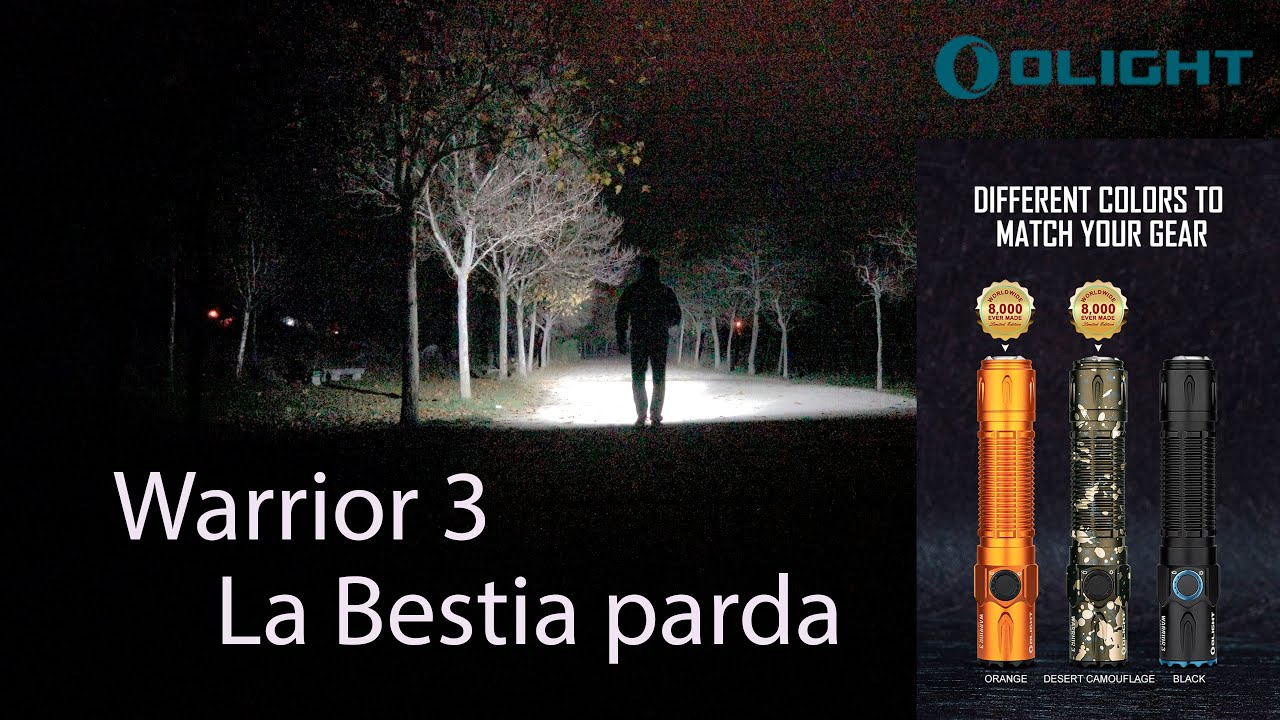 Linterna Táctica Warrior 3 - La Bestia Parda