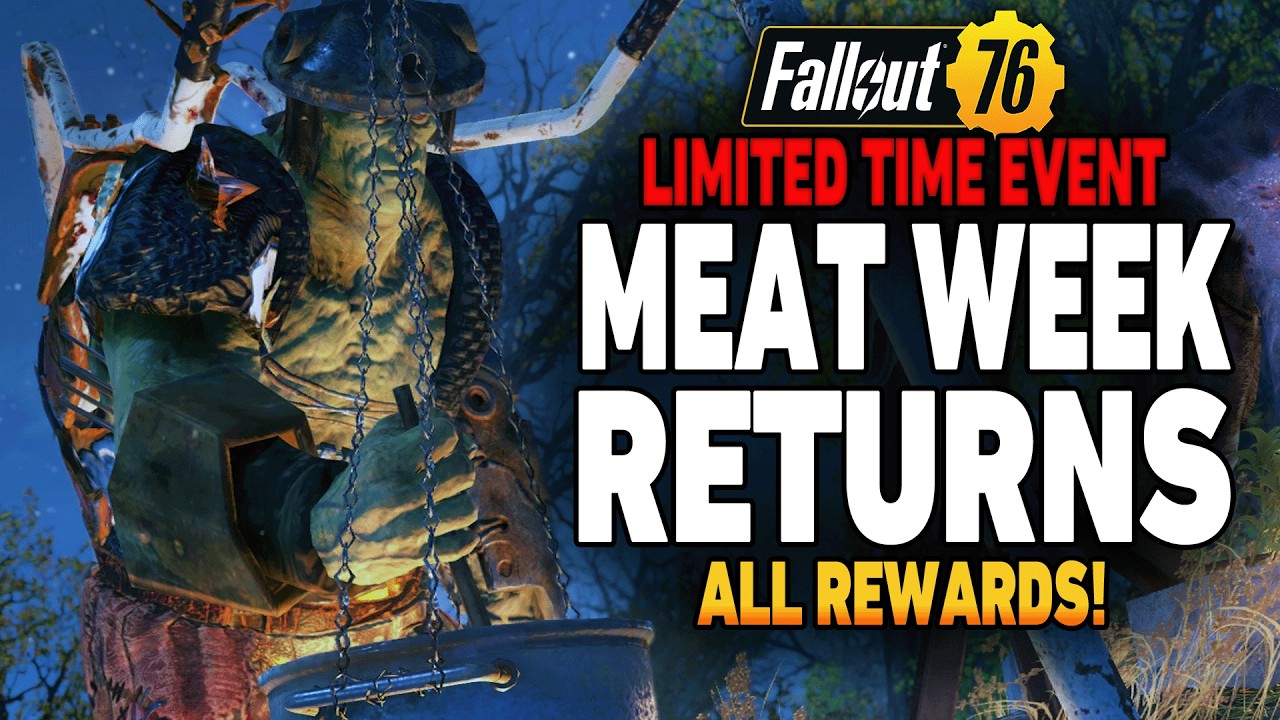 Fallout 76 &laquo;Неделя мяса 2025&raquo;: главные награды, которые вам НУЖНО получить!