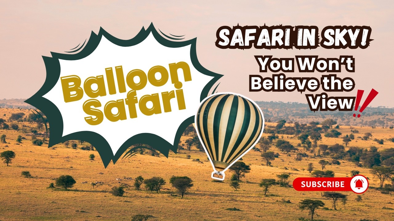Сафари на воздушном шаре 🎈 с Gosheni Safaris | От взлета до посадки