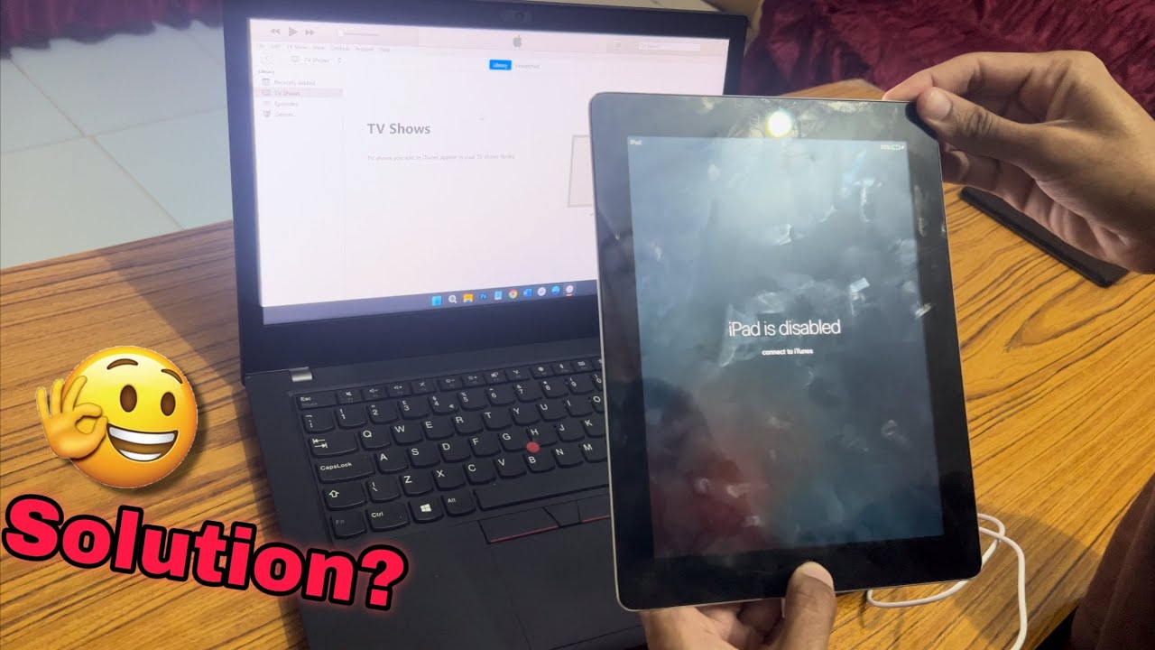 iPad 2 is disabled connect to iTunes ! // iPad Disable Solution 2024