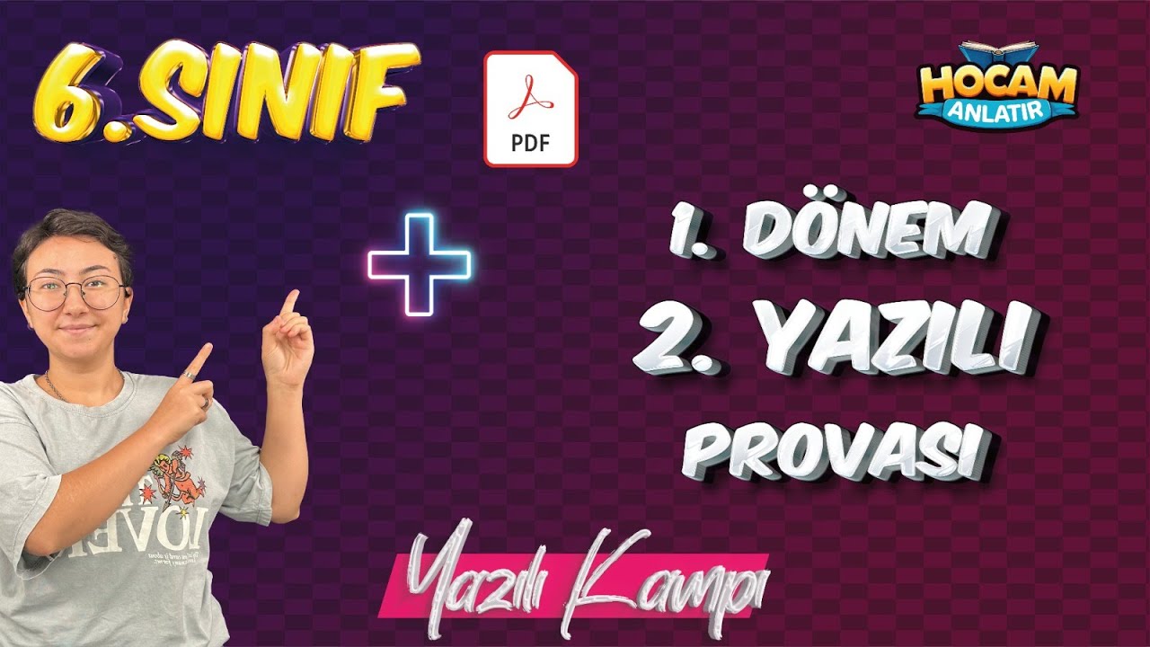 6. Sınıf İngilizce | 1. Dönem 2. Yazılı Provası #ingilizceyazılı