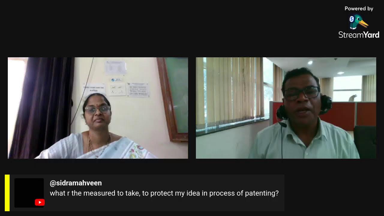 Webinar On  Intellectual Property Rights- Patents and Designs Filing by Dr. Bhart N Suryawanshi
