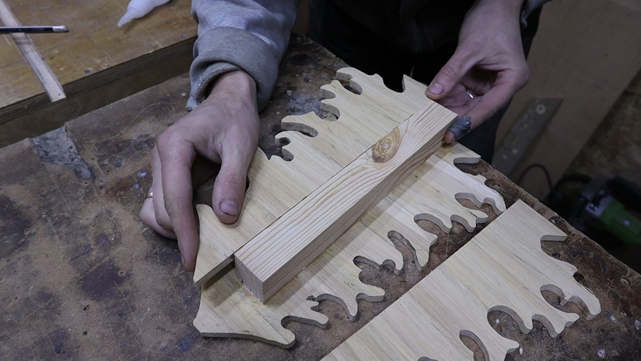 2 interessante Ideen f&uuml;r Silvester und Weihnachten aus Holz. Diy