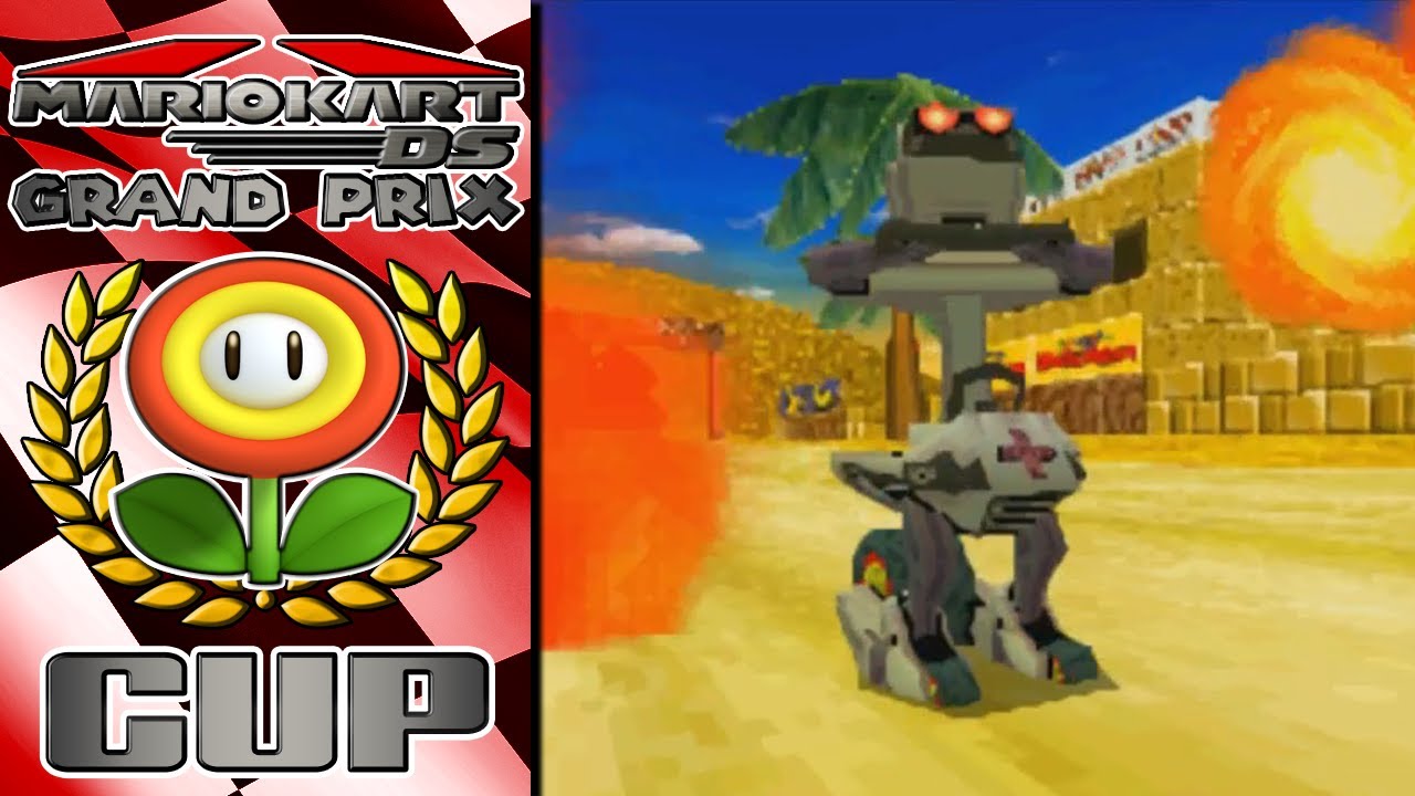 Mario Kart DS w/ Facecam (150cc) - Flower Cup (Part 2)