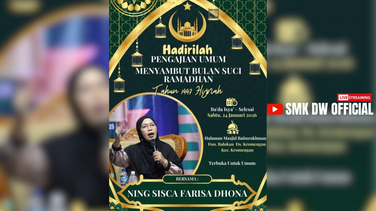 🔴 LIVE PENGAJIAN UMUM NING SISCA FARISA DHONA (BU NYAI MBEROOTT) | BALOKAN, KROMENGAN