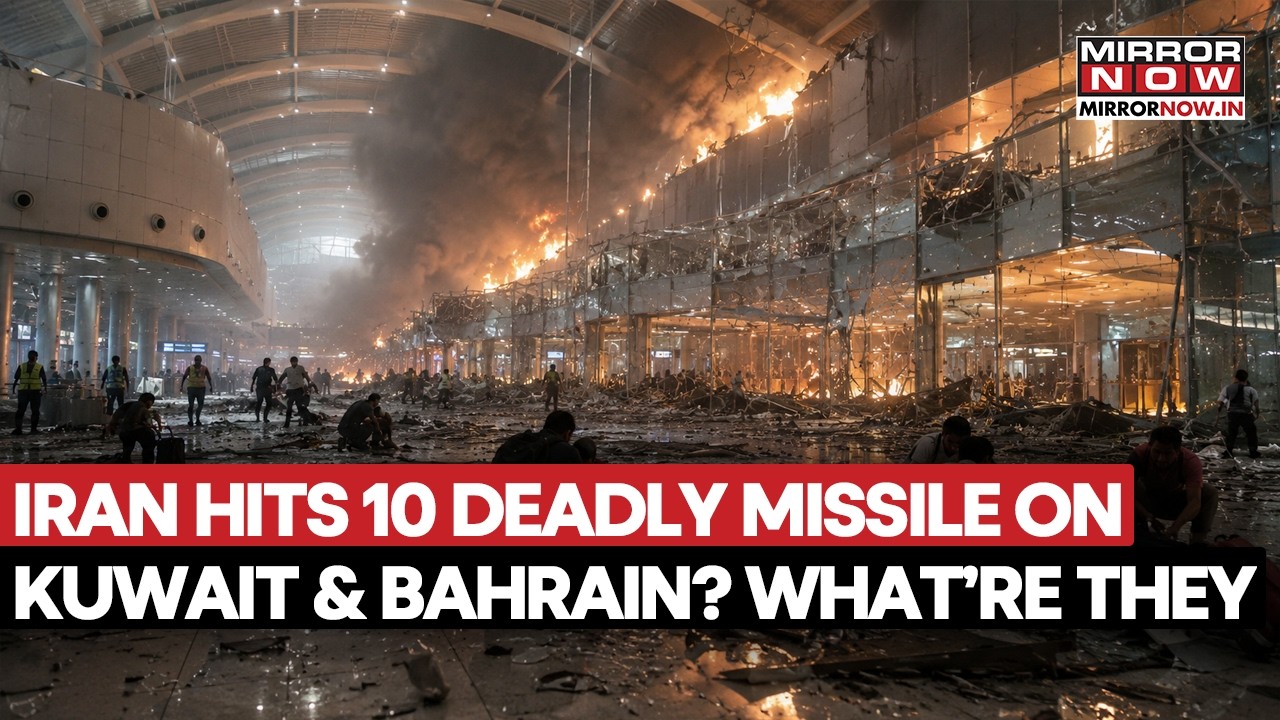 Iran Hits 10 Deadly Missile, Several Shahed Drones On Kuwait And Bahrain? What're They | Watch