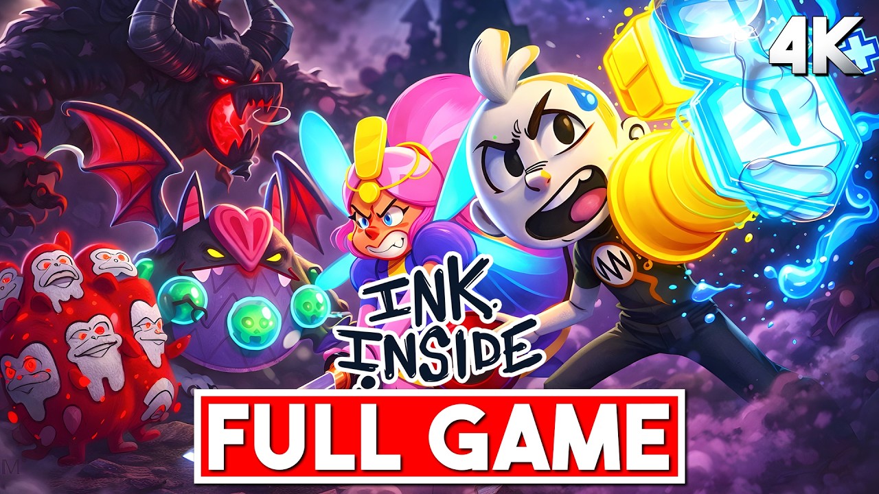 INK INSIDE Gameplay Walkthrough FULL GAME [4K 60FPS] - No Commentary
