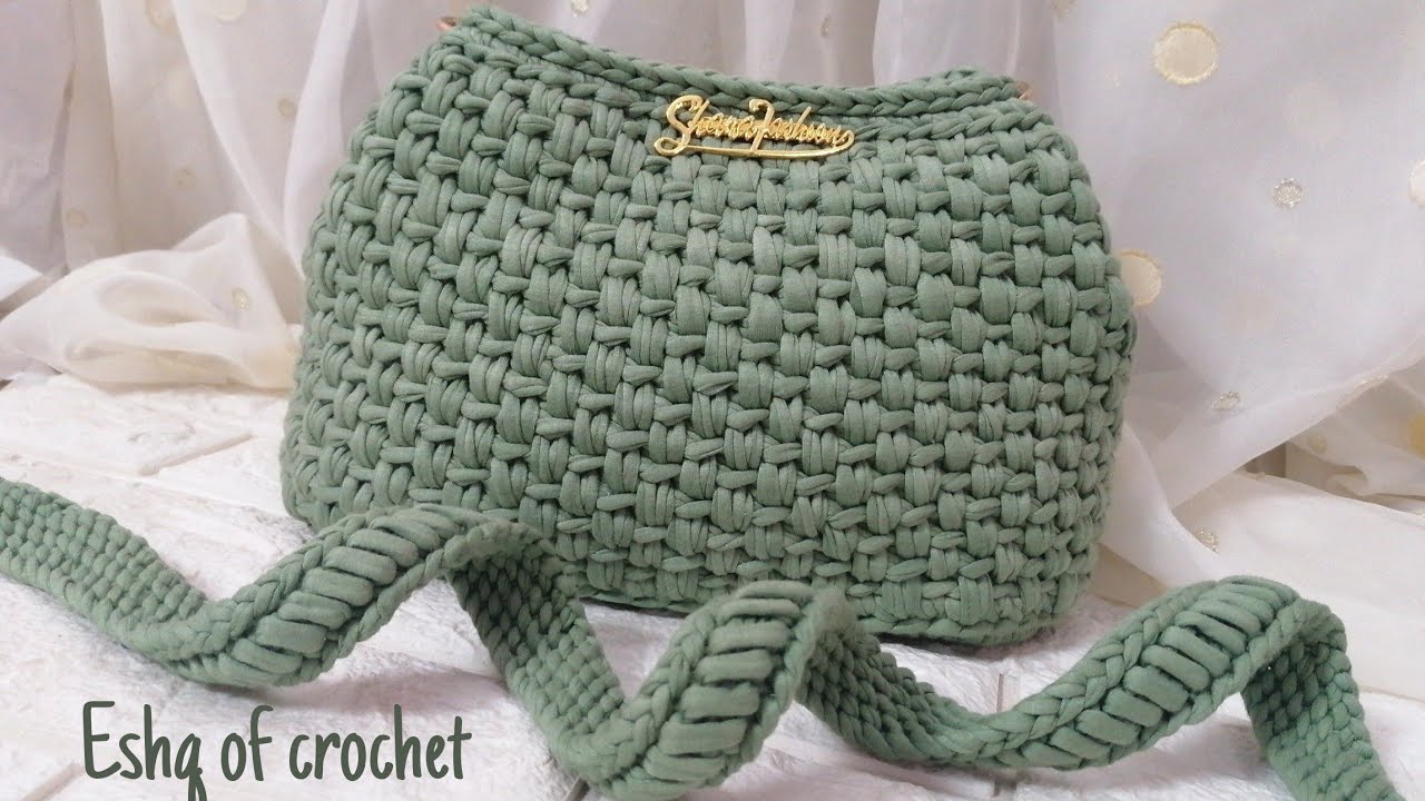 كروشيه شنطة زارا سهلة وسريعه بخيط الكليم How to crochet Zara bag