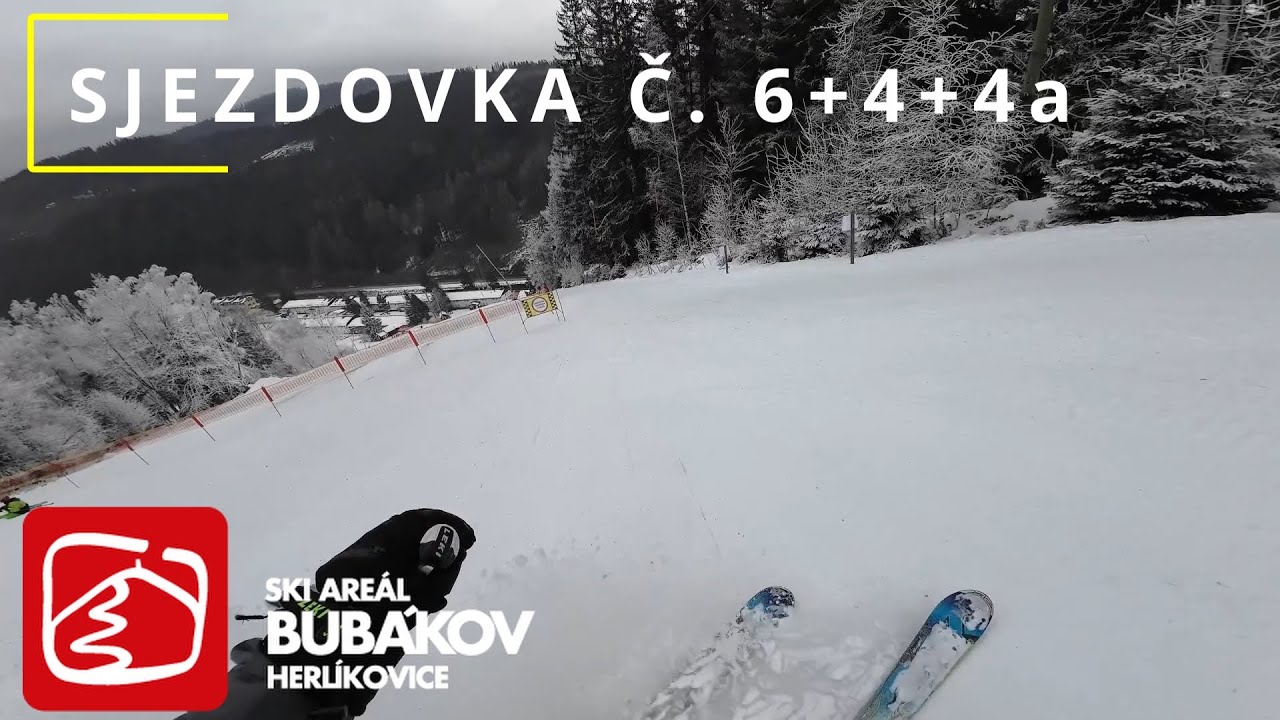 (CZ) Herlíkovice/Bubákov | Sjezdovka č.6 + č.4 + č.4a | Panoramatická + Pětistovka + Objezdová