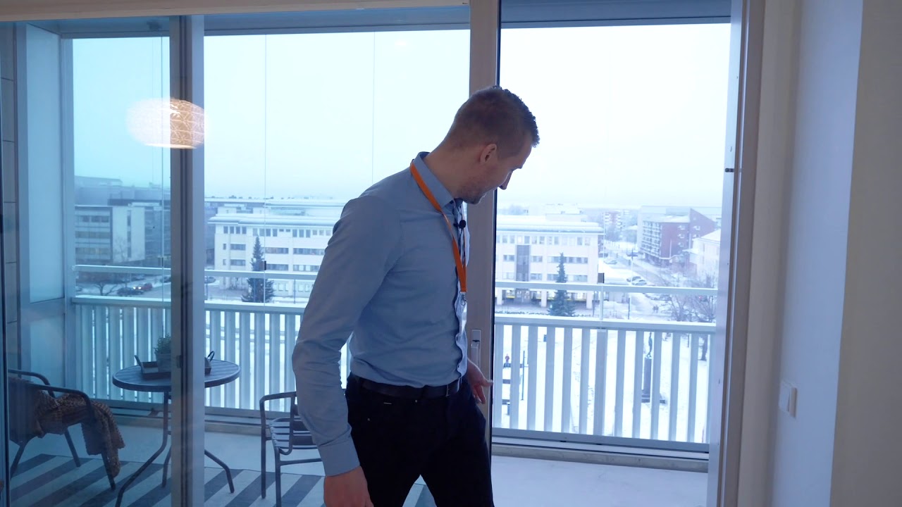 As. Oy Oulun Marskinpuiston 6. krs kaksio | Katso video ja ihastu