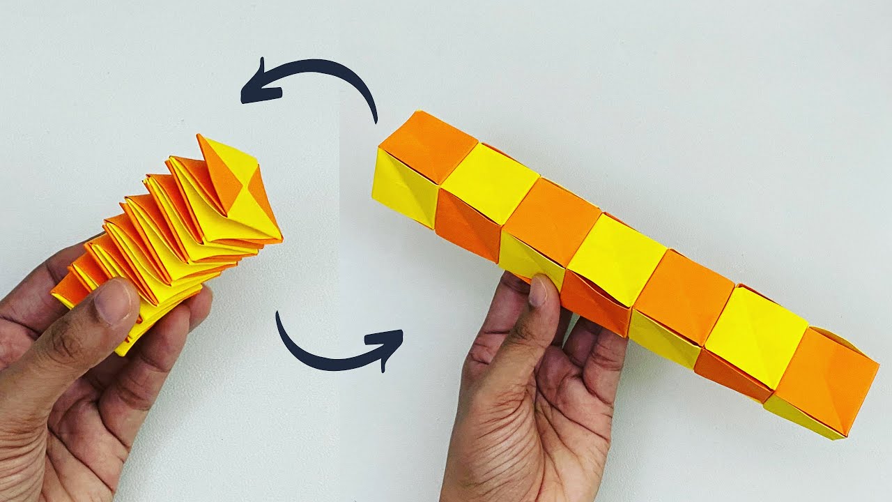 How To Make Paper Magic Cube Spiral For Kids / Nursery Craft Ideas / Paper Craft Easy / KIDS crafts