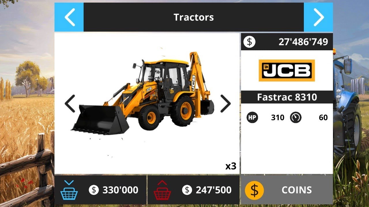 indian JCB mod tractor Farming Simulator 16 (By GIANTS Software GmbH) - iOS / Android - Gameplay