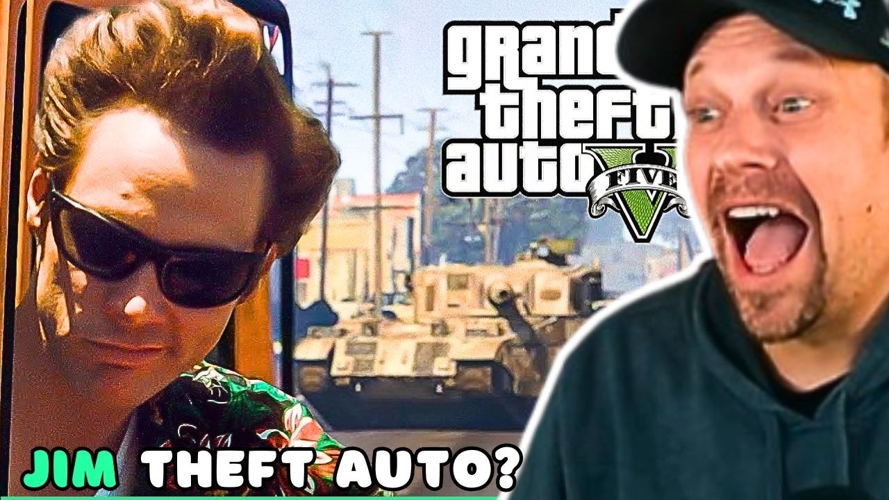 JIM CARREY Takes over GTA 5 And It's Absolute Gold!! [Reaction] | UK