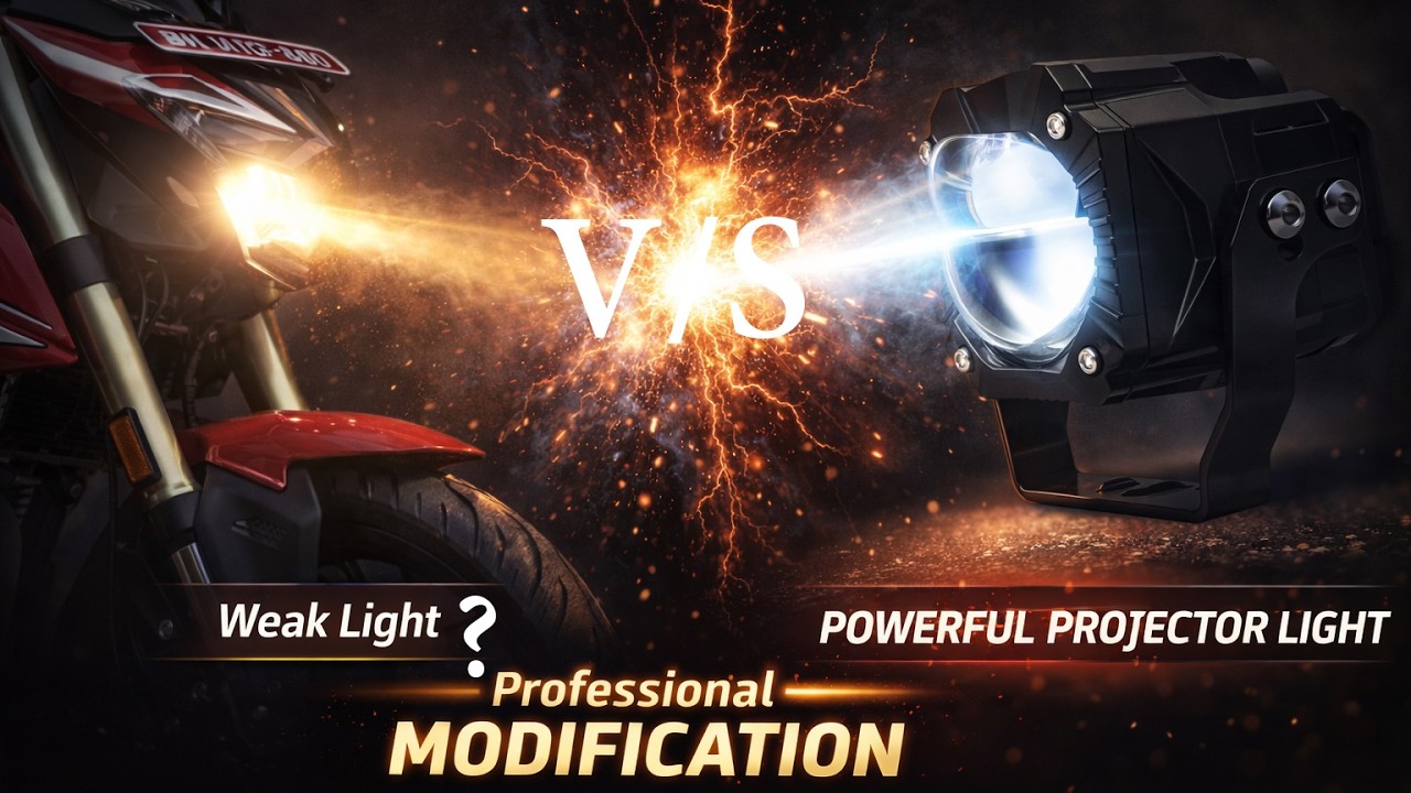Gorilla Headlight vs Bajaj N160 Which is Brighter?