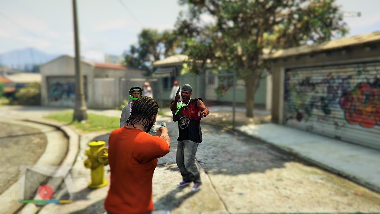 GTA 5 - Franklin and Trevor Take Back Grove Street/Five Star Escape