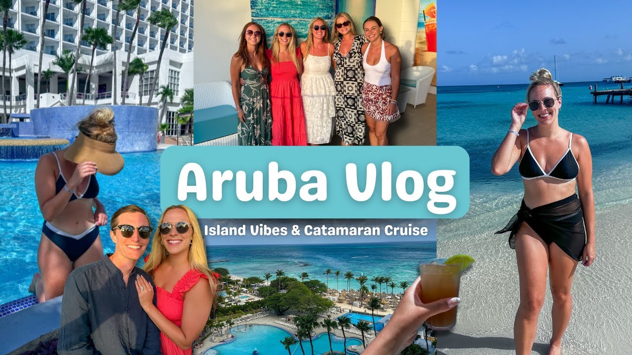 ARUBA VLOG 🌴🐚 All-Inclusive Paradise at Riu Antillas + Catamaran Cruise & Pool Vibes