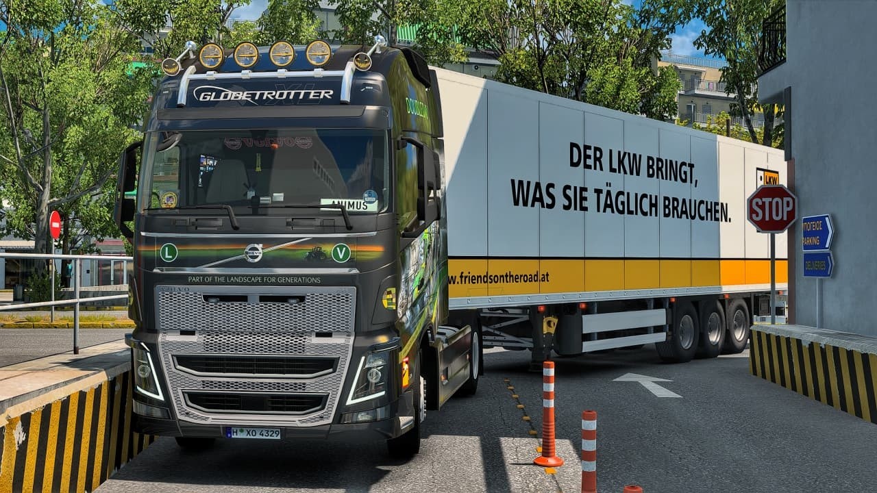 Tight Narrow Country Roads Through Greece | #ets2 1.57
