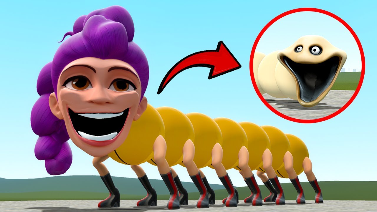 HUNGRY WORM BECOMES ROBLOX HUNGRY RUMI WORM In Gmod!