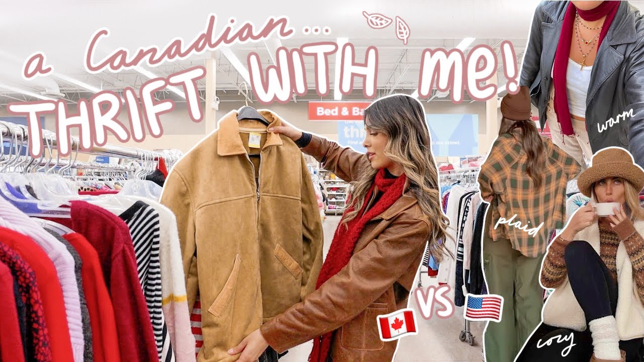 THRIFT WITH ME for FALL in CANADA 🍁 bc fall doesn't exist where I live &macr;\_(ツ)_/&macr;