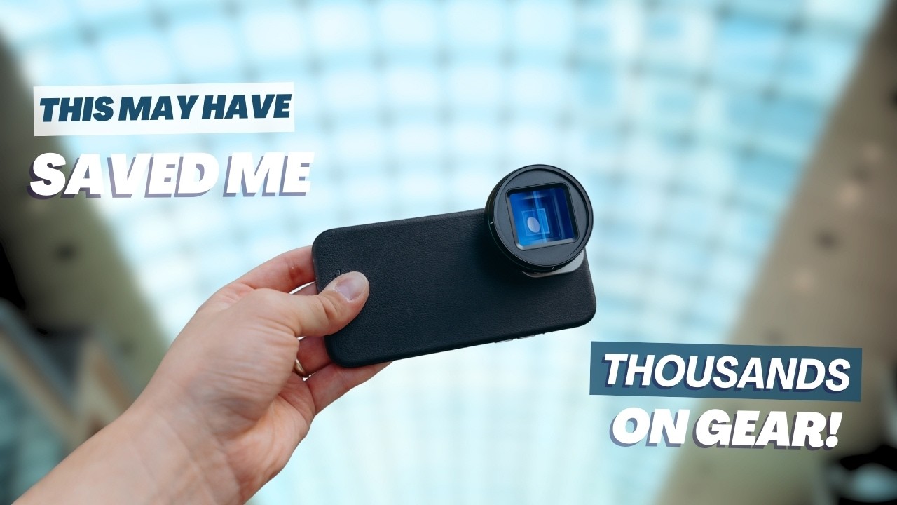 I'm REPLACING my Pro CAMERA with an iPhone! Reeflex G-Series Smartphone Lens test