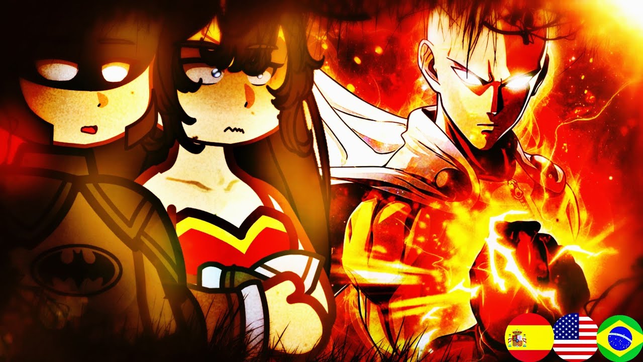 🇺🇸/🇪🇸/🇧🇷 Justice League React to Saitama as New Member – Gacha React
