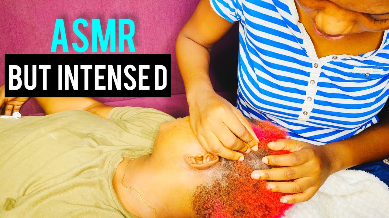 ASMR FAST AND DETAILED SCALP SCRATCH WITH MY NATURAL LONG NAILS 💅🏻