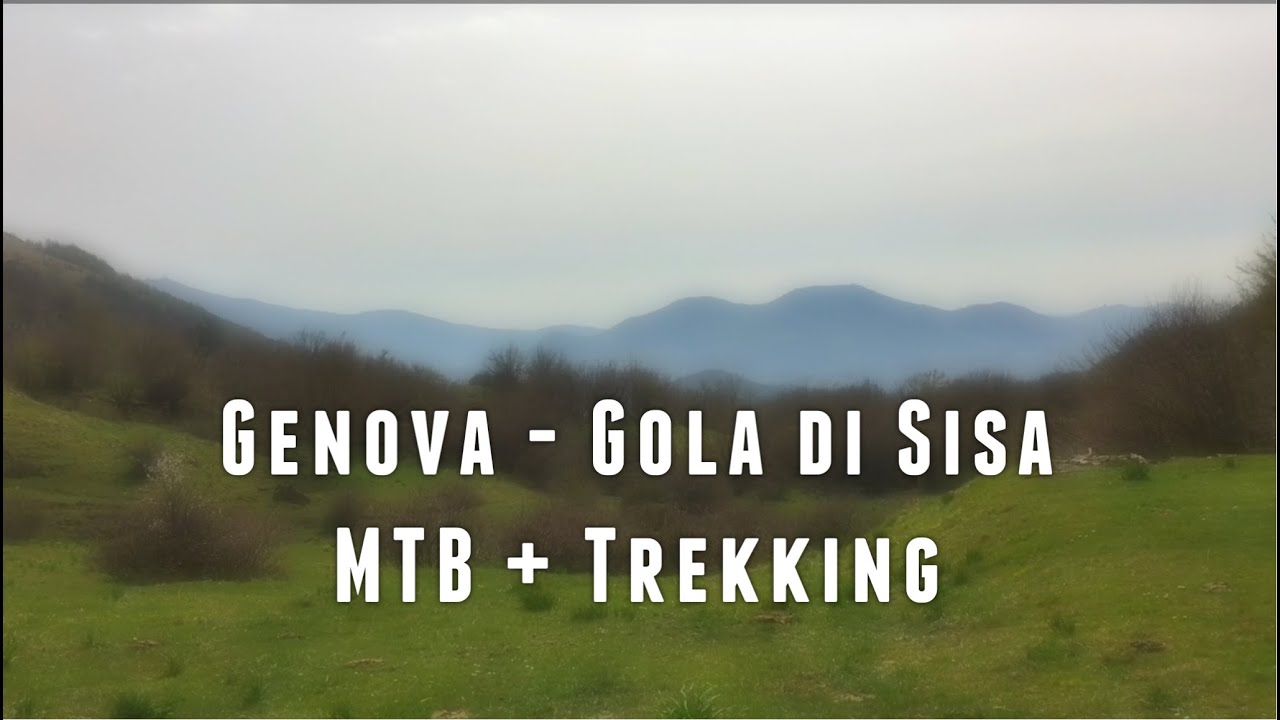 Gita da Genova alla Gola di Sisa - MTB + trekking (con bici in spalla)
