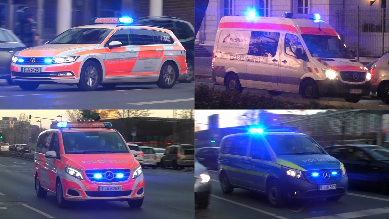 [MANV] Schwerer Verkehrsunfall in Frankfurt
