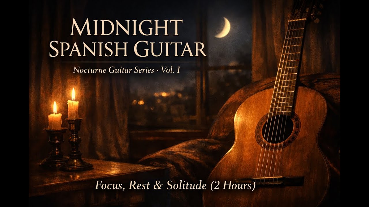 Midnight Spanish Guitar — Focus, Rest & Solitude (2 Hours)Nocturne Guitar Series · Volume I