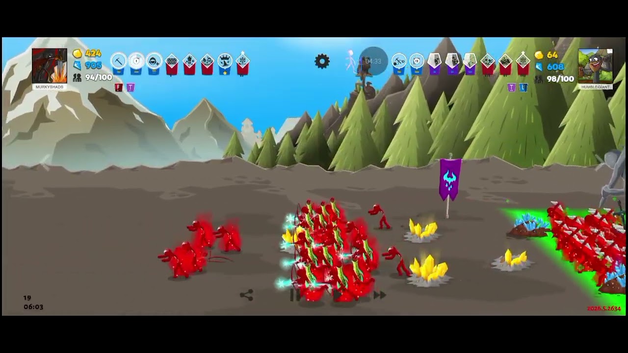 Stick War Saga: Magis Archidon Meric Wall vs Archidon Spam