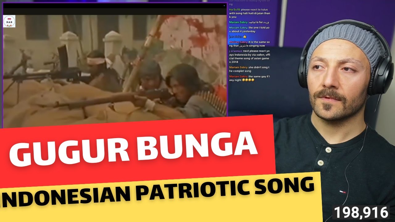 🎦 Streaming | A Tribute To The Soul of Indonesian Heroes | Gugur Bunga | With Lyrics reaction