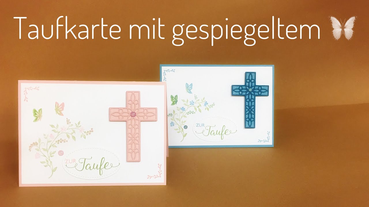 Eine Karte zur Taufe mit Stampin Up Produkten - Hoffe und Glaube