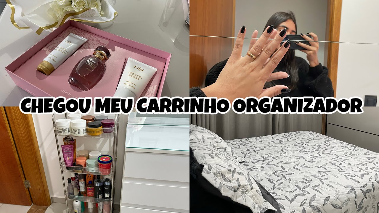 FIZ MINHAS UNHAS, GANHEI PRESENTE DO MARIDO, CHEGOU MEU ORGANIZADOR NOVO, COBRE LEITO NOVO e MAIS 🤎